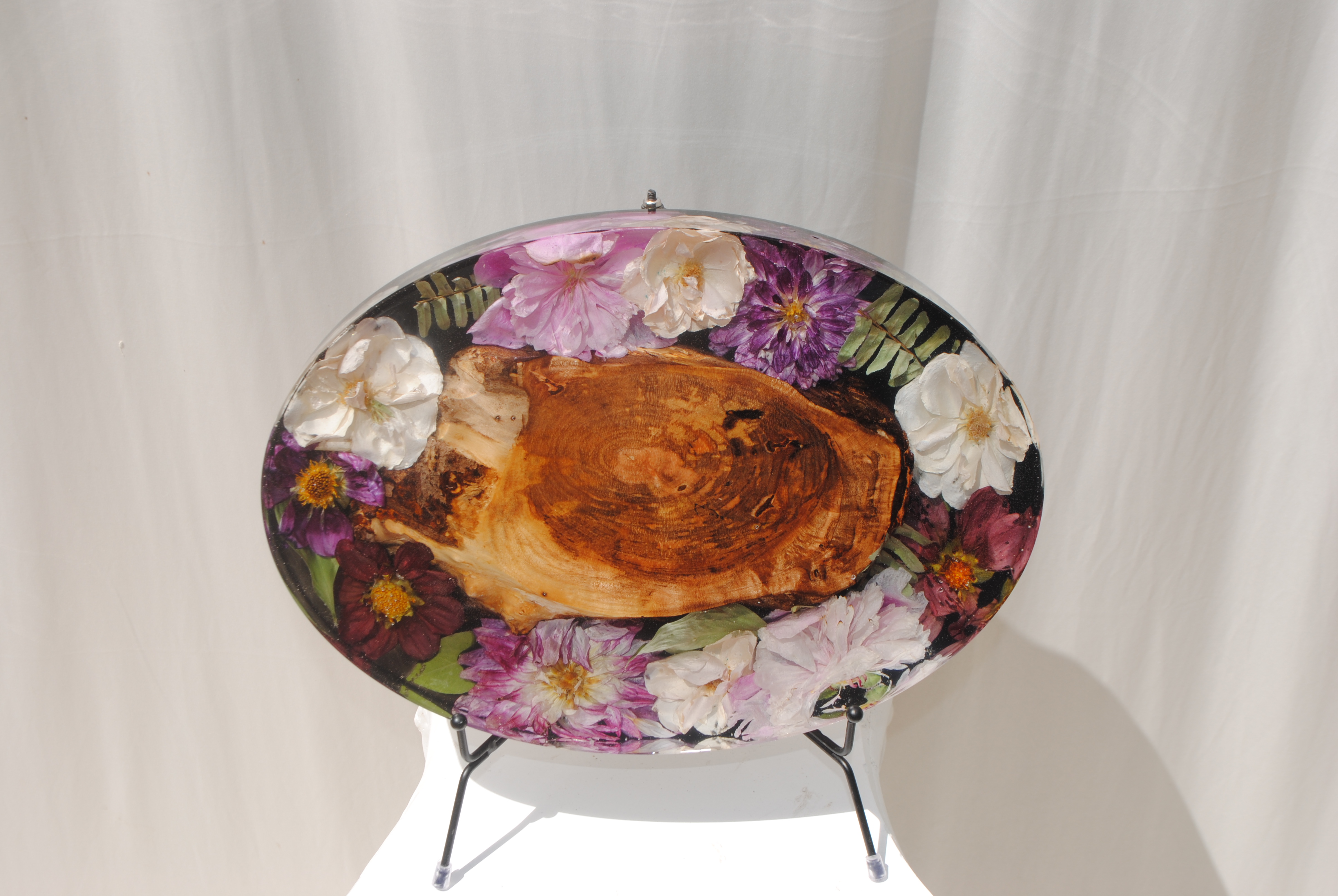 Oval Trivet epoxy preservation
