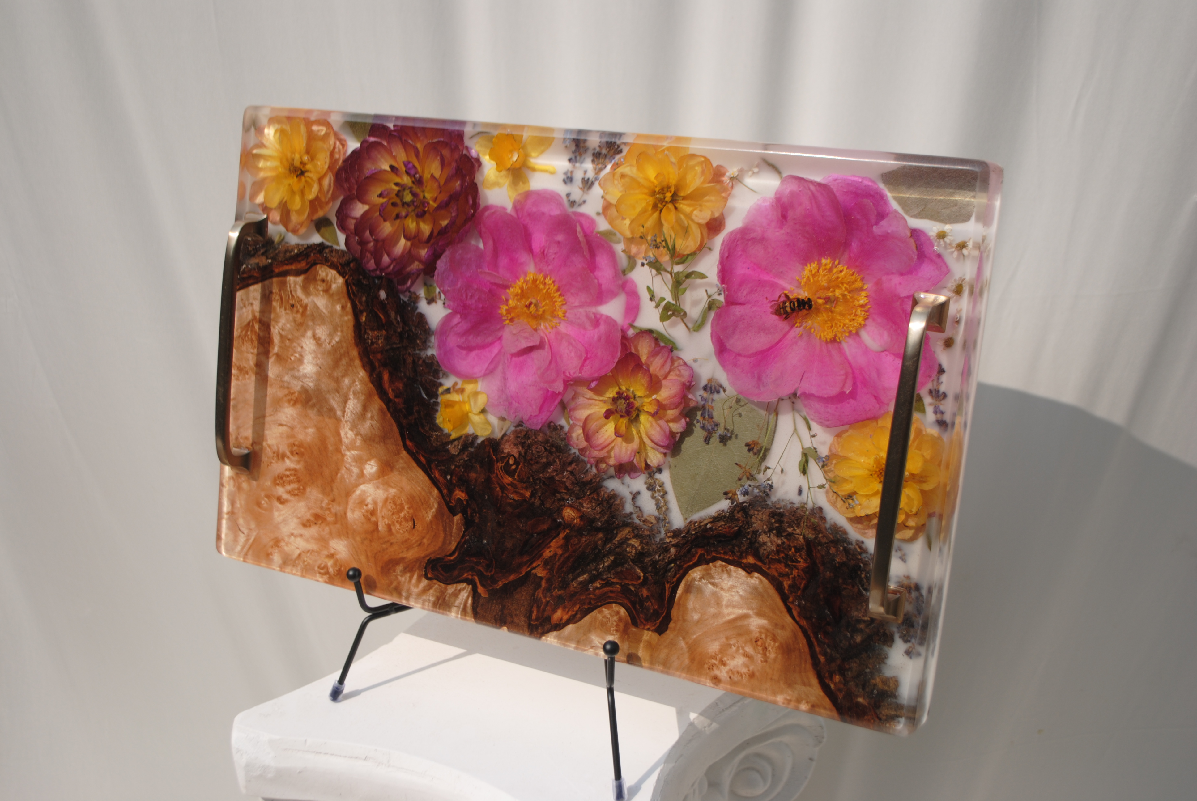 Serving Tray epoxy preservation